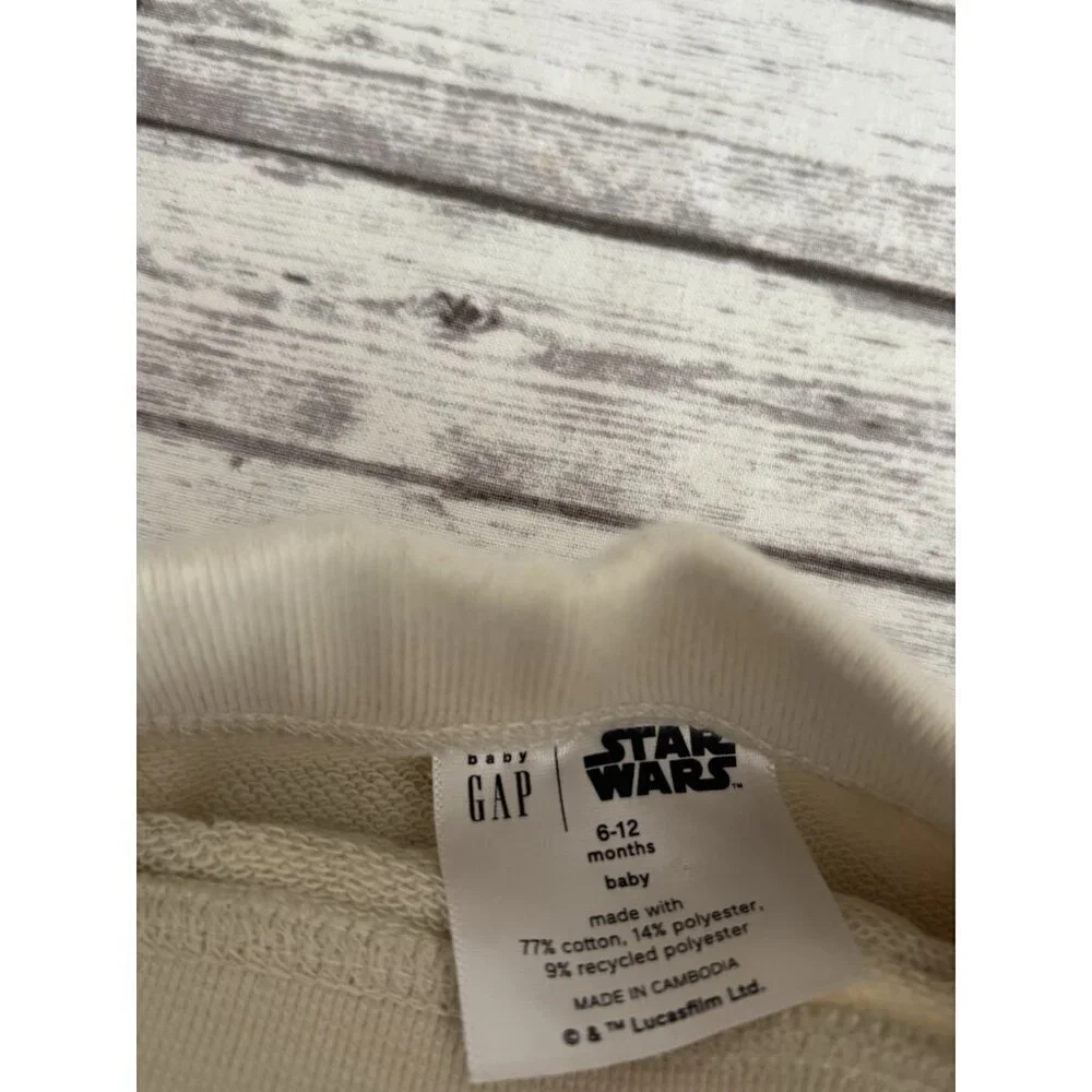 Yoda Star Wars Zipper Hoodie Baby Gap 3-6M Sweatshirt Top with Ears & Shorts Set